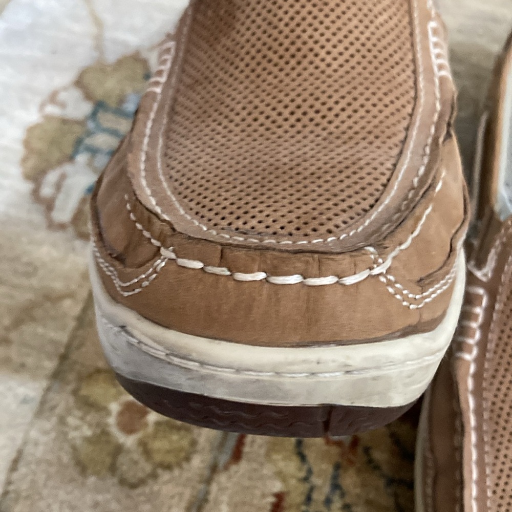 ⬇️PRICE DROP ⬇️G H Bass Pride boat shoes in tan leather upper - Picture 6 of 12